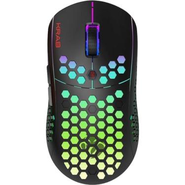 Imagem de Mouse Gamer Krab Dual Shadow Kbgmd30 Rgb 10000dpi Wireless/usb - Preto