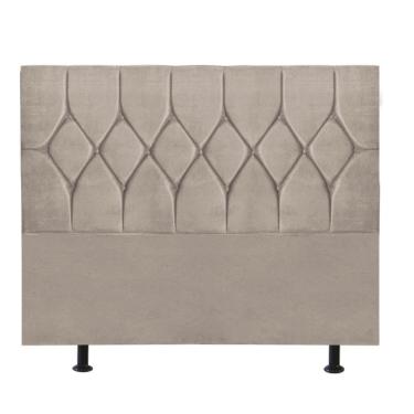 Imagem de Cabeceira Estofada Istambul Capitonê 160cm Queen Size Box Quarto Suede Bege - Gat Magazine