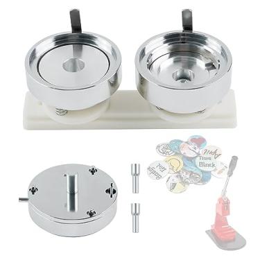 Imagem de MK.Bear Molde Para Fazer Botões 58 Mm/2,25", Metal Substituível Máquina, Máquina De Prensa Faça Você Mesmo