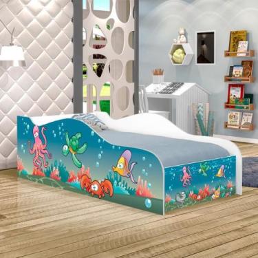 Imagem de Mini Cama Fun Aquário Infantil Com Colchão - CASA H