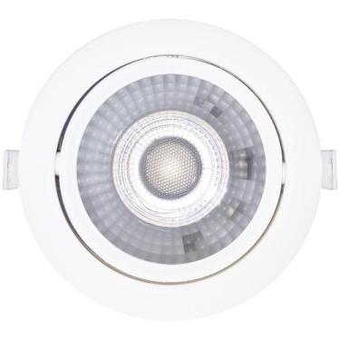 Imagem de SPOT LED REDONDO DIRECIONAVEL EMBUTIR 12W BRANCO FRIO 6500k BIVOLT GAL