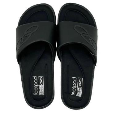 Imagem de Chinelo Olympikus Patmos - Masculino, Preto, 41/42