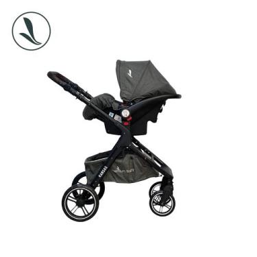 Imagem de Carrinho de Bebe Kansas Gold Premium com Bebe Conforto, Base Black/ Ci