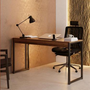 Imagem de Mesa Escriv Industrial p/ Notbook Home Office Desk 90 Canela - EE Móve