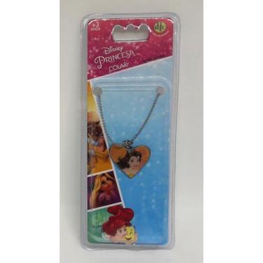 Imagem de Acessórios Colar Pulseira Metálicos Princesas Disney - DTC Brinquedos,