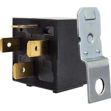 Imagem de Relé Auxiliar Universal 12V Som Farol Buzina 4 Terminais - First-optio