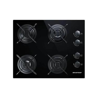 Imagem de Cooktop Brastemp Ative 4 Bocas Vidro Preto Chama Rápida Bivolt