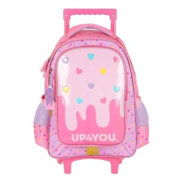 Imagem de Mochila C/Rodinha Up4you Sorvete Pink Ic41072up
