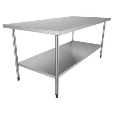 Imagem de Mesa de Manipulação Total Inox Metalcubas BA 190X90 CM