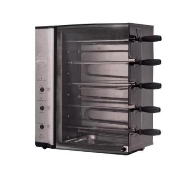Imagem de Churrasqueira Elétrica 5 Espetos Giratórios 220V Hidro CHE