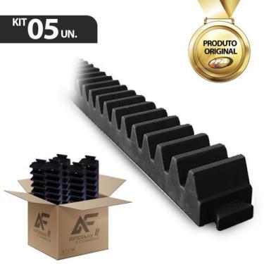 Imagem de Kit 5 Gomo Cremalheira 50cm Motor Portão Deslizante 2,5m PPA