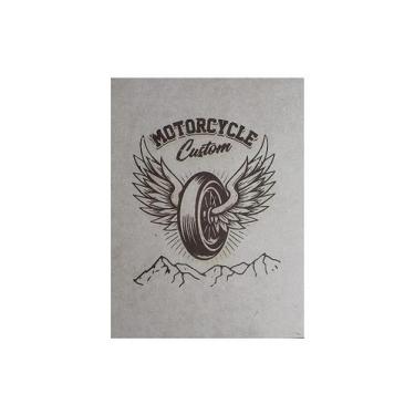 Imagem de Placa Decorativa Adesiva Não É Segredo Roda Mdf 30X40 Ns0402