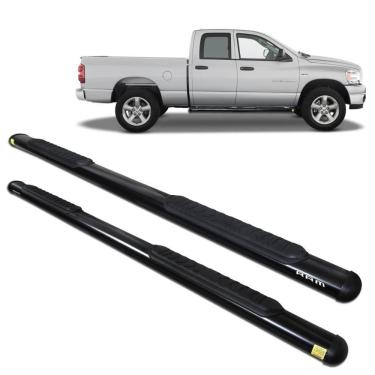 Imagem de Estribo Dodge Ram CD 2009 a 2011 Oblongo Oval Preto Track