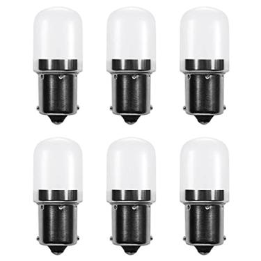 Imagem de Makergroup Lâmpadas LED baioneta 1141 BA15s 12V, à prova de intempéries 1156 S8, lâmpada de paisagem, 1W branco frio 6000K para trailers e iluminação externa, conjunto de 6 luzes de deck