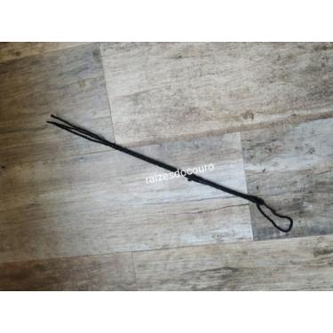 Imagem de Chicote Tala De Cavalo Para Cavalgada 3 tranças Oferta - Raízes do Cou