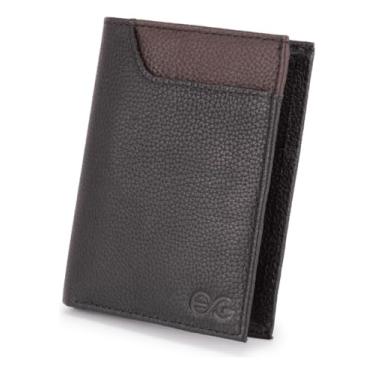 Imagem de Carteira Masculina Slim Porta Cartão Couro Legítimo Floater(preto)