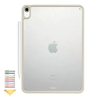 Imagem de UUcovers Capa para iPad mini 7 A17 Pro 2024 e iPad mini 6 (2021) [carregamento de lápis], acessório magnético, traseira rígida translúcida e capa de TPU macio à prova de choque para iPad mini 7ª/6ª