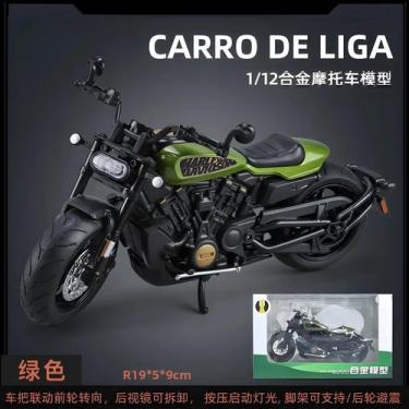 Imagem de Modelo De Brinquedo De Motocicleta Warhawk Em Escala 1:12, Decoração E
