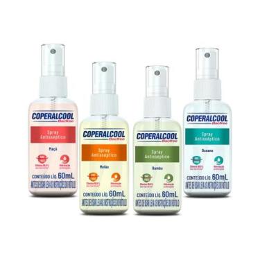 Imagem de Alcool spray antiseptico coperalcool bacfree com aromas sortidos 60ml 