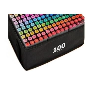 Imagem de 24/36/48/60/80/100/120 peças marcador de ponta dupla conjunto especial de canetas aquarela (100)