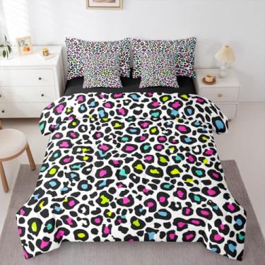 Imagem de Erosebridal Jogo de cama solteiro com estampa de guepardo, 7 peças, estampa de leopardo, africana, safári africano, leopardo, para crianças, meninos, adultos, lençol com estampa de oncinha