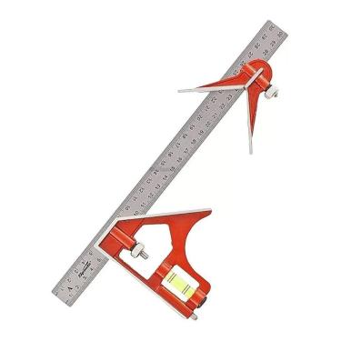 Imagem de Esquadro Combinado Com Nivel 12" 300mm - Sparta