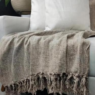 Imagem de Manta Macia para Sofá Grande Algodão Colorida (Mesclado, 2,30 x 1,70 m)