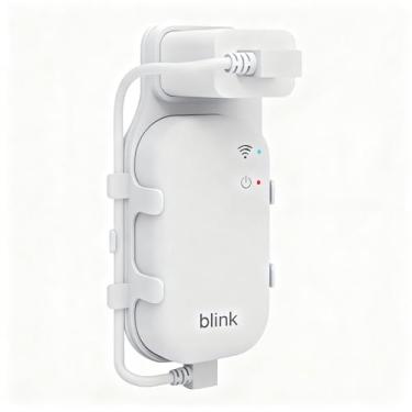 Imagem de Suporte de parede para núcleo de módulo Blink Sync com cabo curto, fácil instalação, sem perfuração, sem fios bagunçados, suporte de módulo de sincronização para câmera de segurança Blink externa