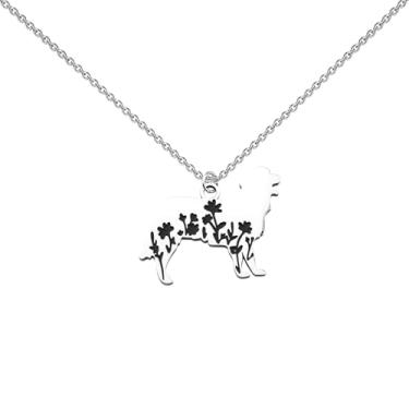 Imagem de Lywjyb Birdgot Colar Golden Retriever, presente para amantes de animais, presente para donos de cães, produtos para amantes de animais, Small, Aço inoxidável, Sem Pedra Preciosa