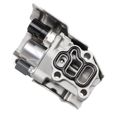 Imagem de FUSCH Conjunto de válvula solenoide VTEC com interruptor de pressão de óleo e junta compatível com Honda Accord CR-V Element 2.4L Civic Si 2.0L RSX Replace# 15810-RAA-A03,15810-PPA-A01,15810-PNE-G01