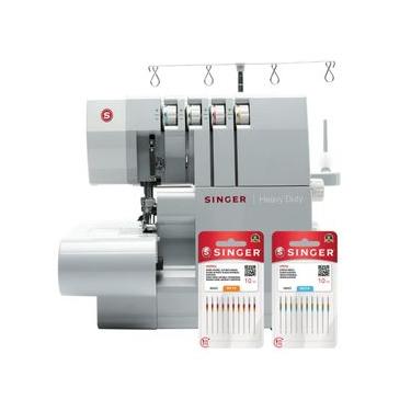 Imagem de Kit Máquina Overloque 14HD854 e Blisters de Agulhas