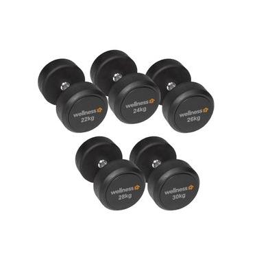 Imagem de Kit 5 Pares Dumbbells (22Kg A 30Kg) Wellness - WK158 WK158
