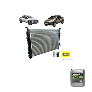 Imagem de Kit Radiador Palio 1.6/1.8 16V Fire + Aditivo Paraflu Verde Concentrado 20lt