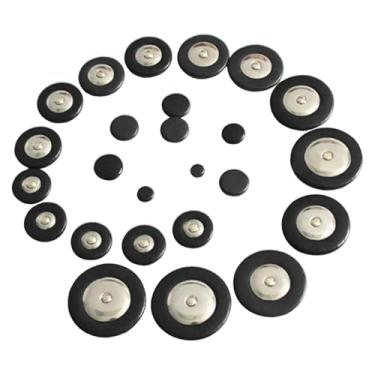 Imagem de menolana Conjunto de 25 peças de almofadas para saxofone alto. Leves, portáteis, práticas, profissionais e duráveis. Acessórios de substituição, Preto