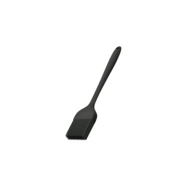 Imagem de Pincel Culinário de Silicone, 25 cm, Preto, Resistente até 180°C, para Untar Formas e Pincelar Alimentos