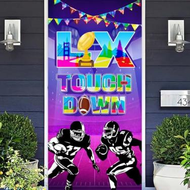 Imagem de GP Football LX Capa de Porta Banner Decorações de Festa Super Futebol 2026 Faixa de Porta
