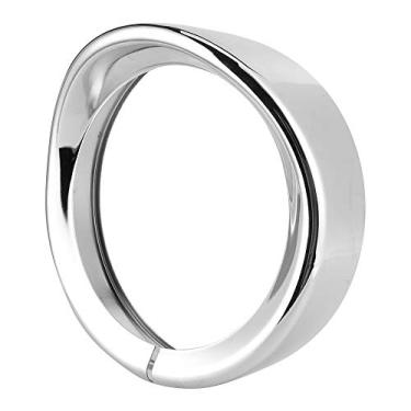 Imagem de 7in prata farol guarnição anel decorativo viseira de sol liga alumínio para touring road acessórios automóveis