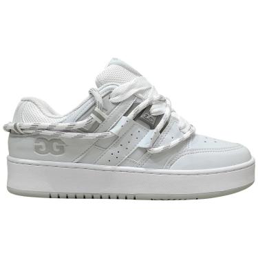 Imagem de Tênis Qix Double G Breakbeats Corda Branco Skate Robusto DGSC0017-Masculino