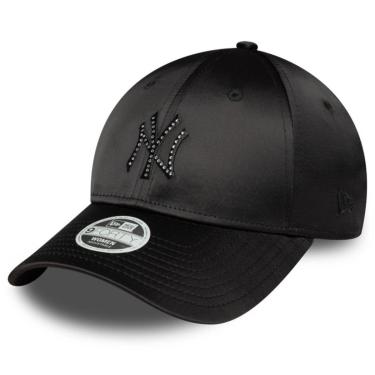 Imagem de BONE NEW ERA WMNS SATIN RHINESTONE 9FORTY NEYYAN BLK-Feminino