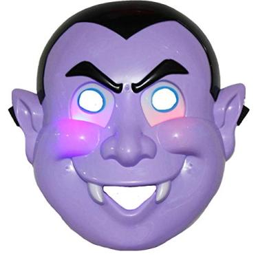 Imagem de Petitebella Fantasia de vampiro de abóbora com máscara de LED, Vampire, One Size