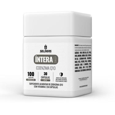 Imagem de Coenzima Q10 Íntera Daily Antioxidante e Saúde Soldiers Nutrition-Unissex