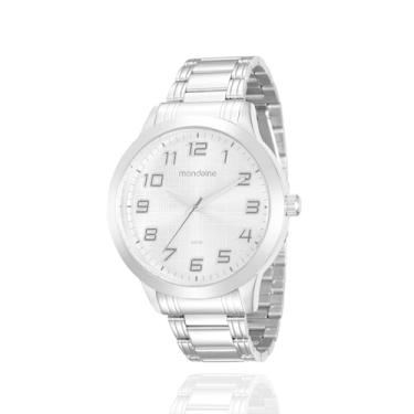 Imagem de Kit Mondaine Relógio Masculino Prata com Porta Alcool em Gel - 99143G0MVNE5K5