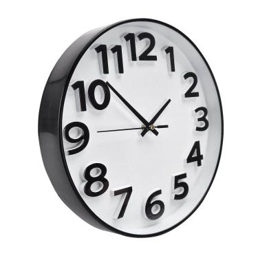 Imagem de Relógio Parede 25Cm Silencioso Minimalista Neutro 5730