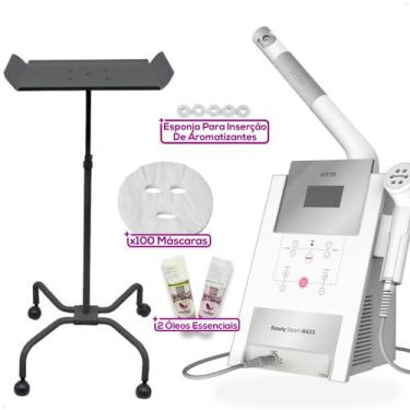Imagem de Kit Beauty Steam Maxx Vapor de Ozônio + Suporte para Vapor - HTM, Pret