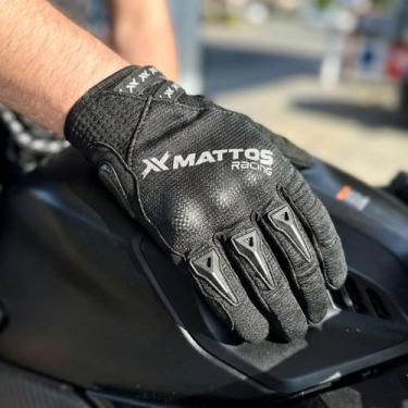 Imagem de Luva Mattos Racing Optimus Street Urbana Preta, 2XL/GGG