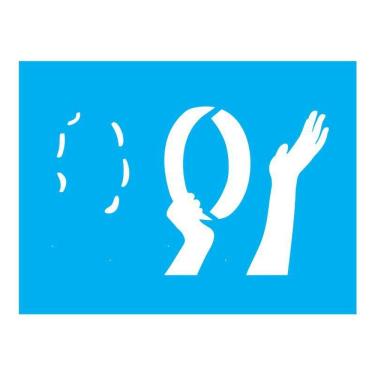 Imagem de Stencil Tamako Pandeiro - 15X20Cm - Ref A2143