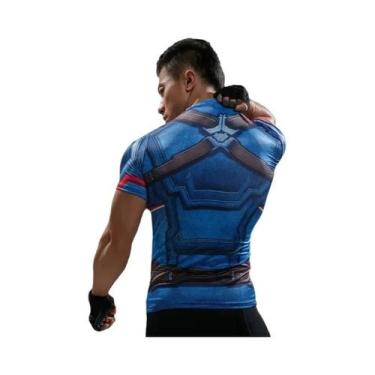 Imagem de Camiseta Masculina De Compressão Raglan Homem-Aranha 2099 Para Cosplay