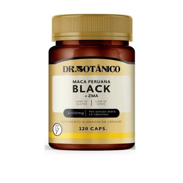 Imagem de MACA PERUANA BLACK (MACA+ZINCO) 2200MG 120CAPS DR. BOTANICO