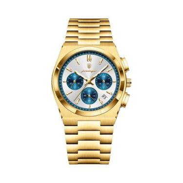 Imagem de Relógio De Luxo Masculino Cronógrafo À Prova d'Água Luminosa Em Aço In