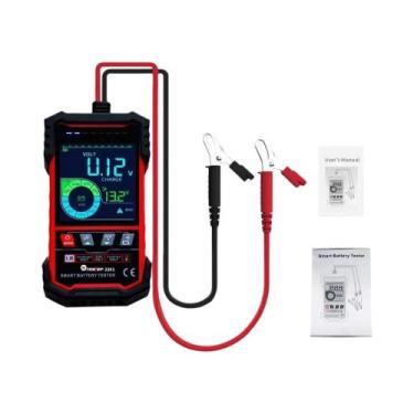 Imagem de Testador De Bateria Automotiva 12V 24V Com Display De Tensão E Tempera